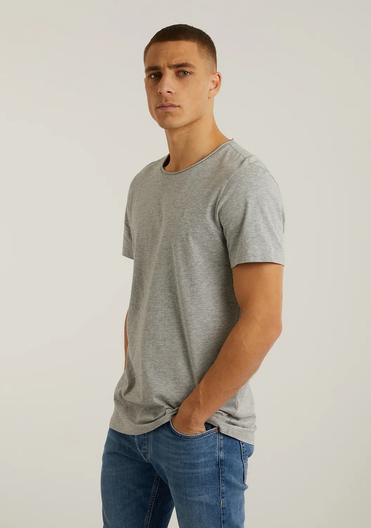 Chasin Herren T-Shirt kurzarm Expand-B grau unifarben 5211357008 E81 light grey