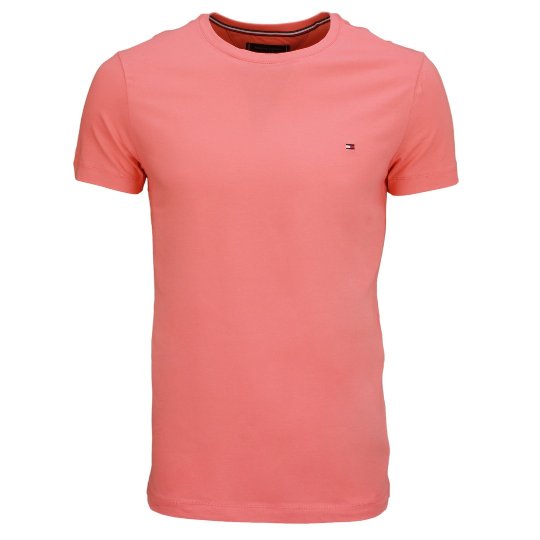 Tommy Hilfiger Herren T-Shirt Slim Fit Tee orange MW0MW10800 TKL