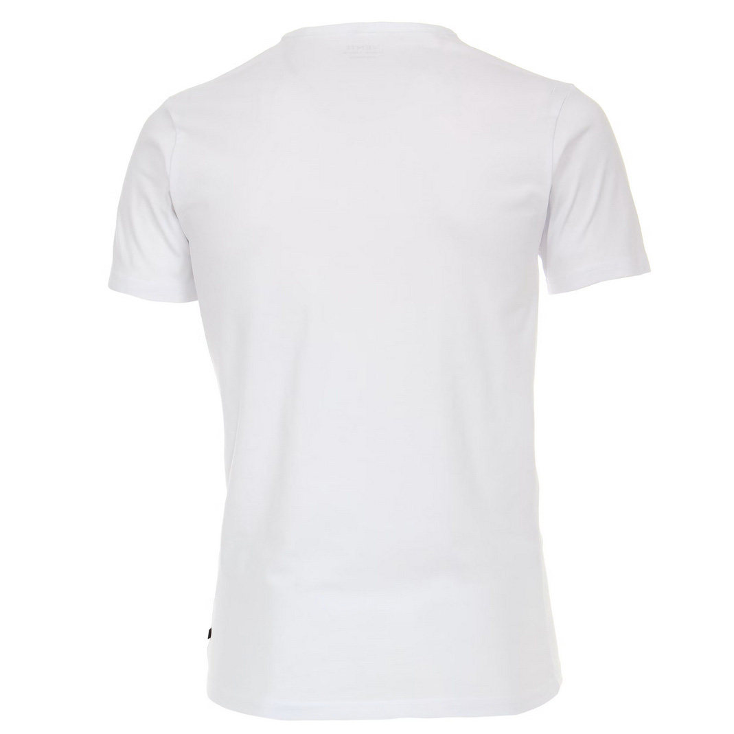 Venti Herren T-Shirt O Neck Doppelpack weiß 012500 001