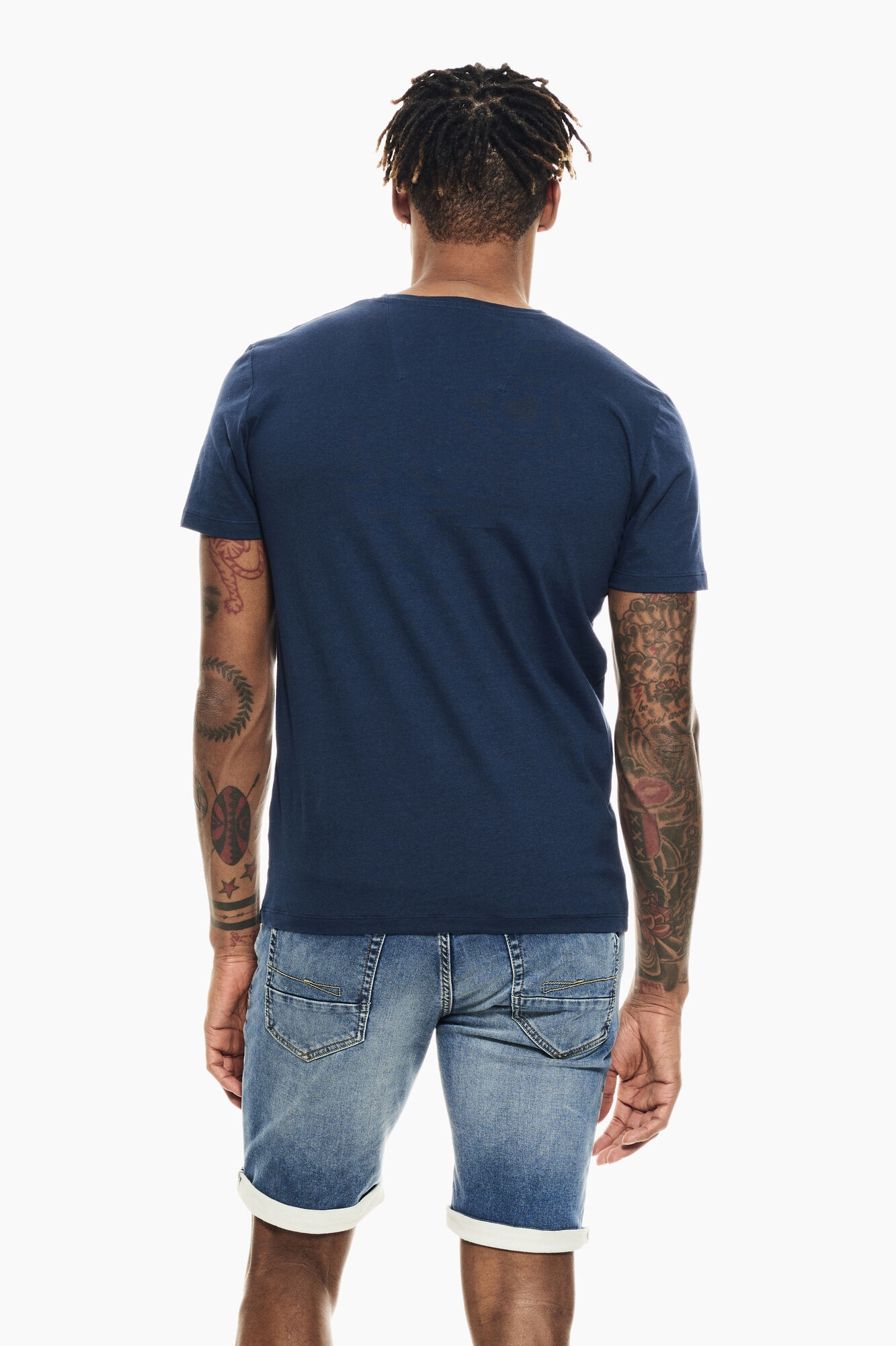 Garcia Herren T-Shirt Shirt kurzarm blau E11002 4962 denim blue