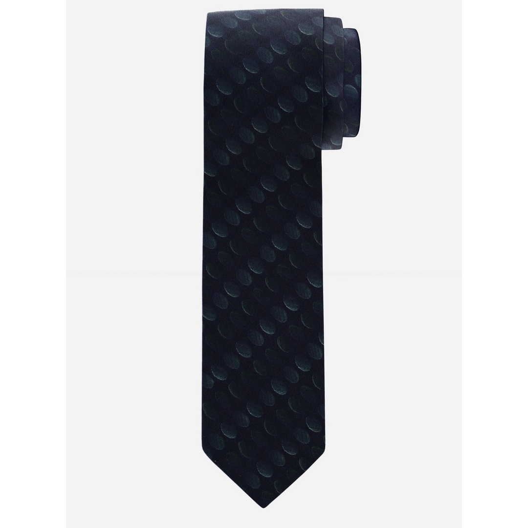 Olymp Herren Slim Krawatte schwarz grün 176140 45