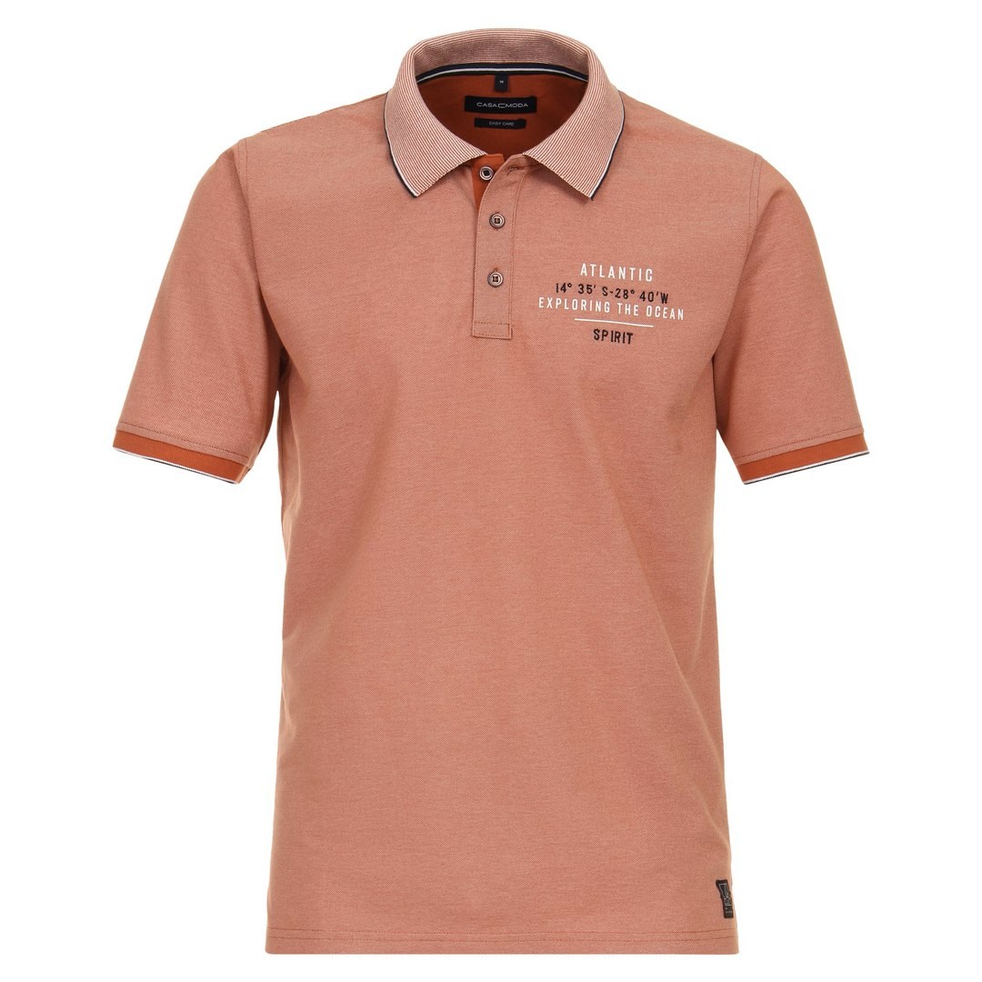 Casamoda Herren Poloshirt Regular Fit orange 944188200 498