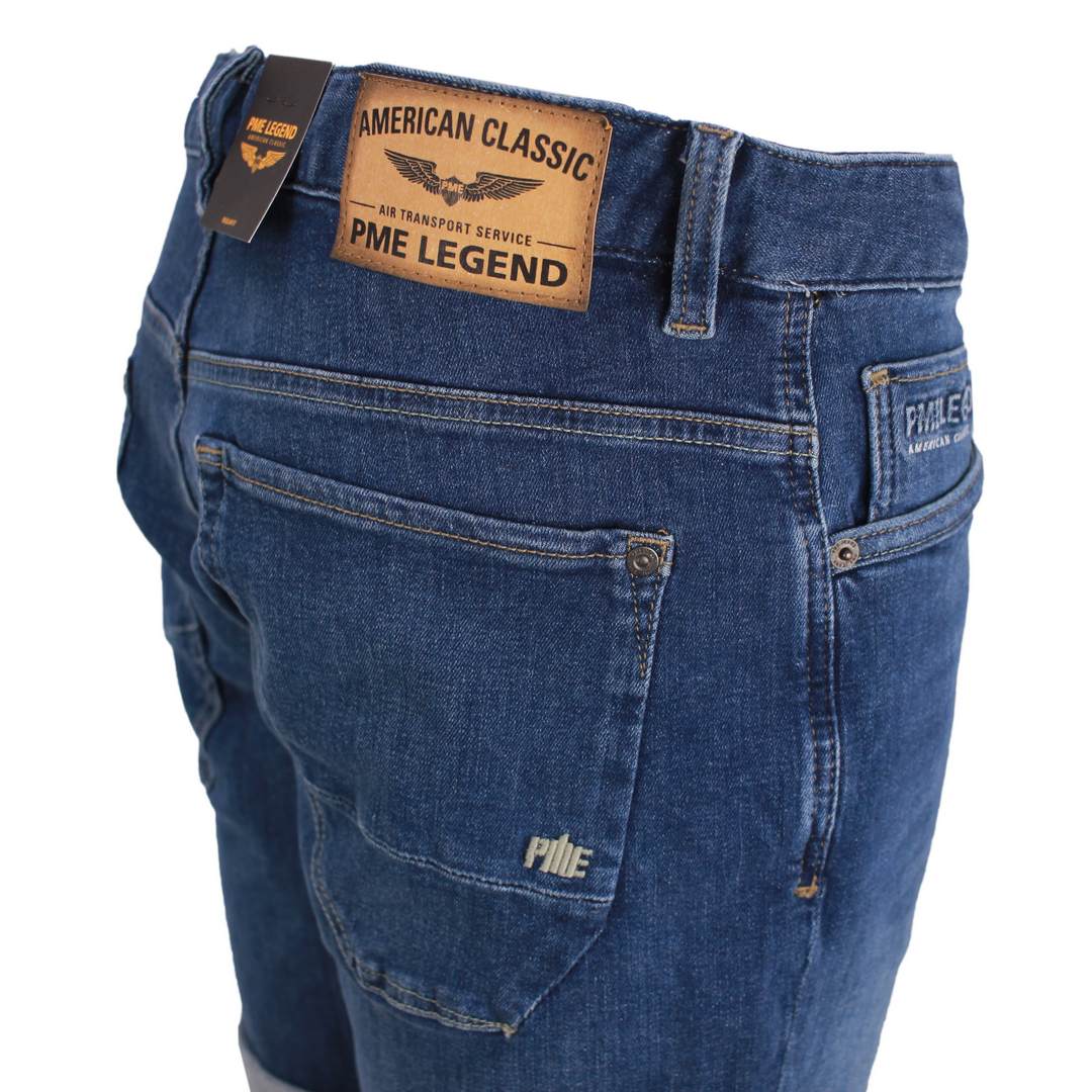 PME Legend Herren Jeans Nightflight Shorts blau PSH165 RMB