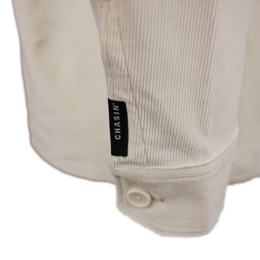 Chasin Herren Overshirt Modus Cord Mini creme 6112353016 E11 off white