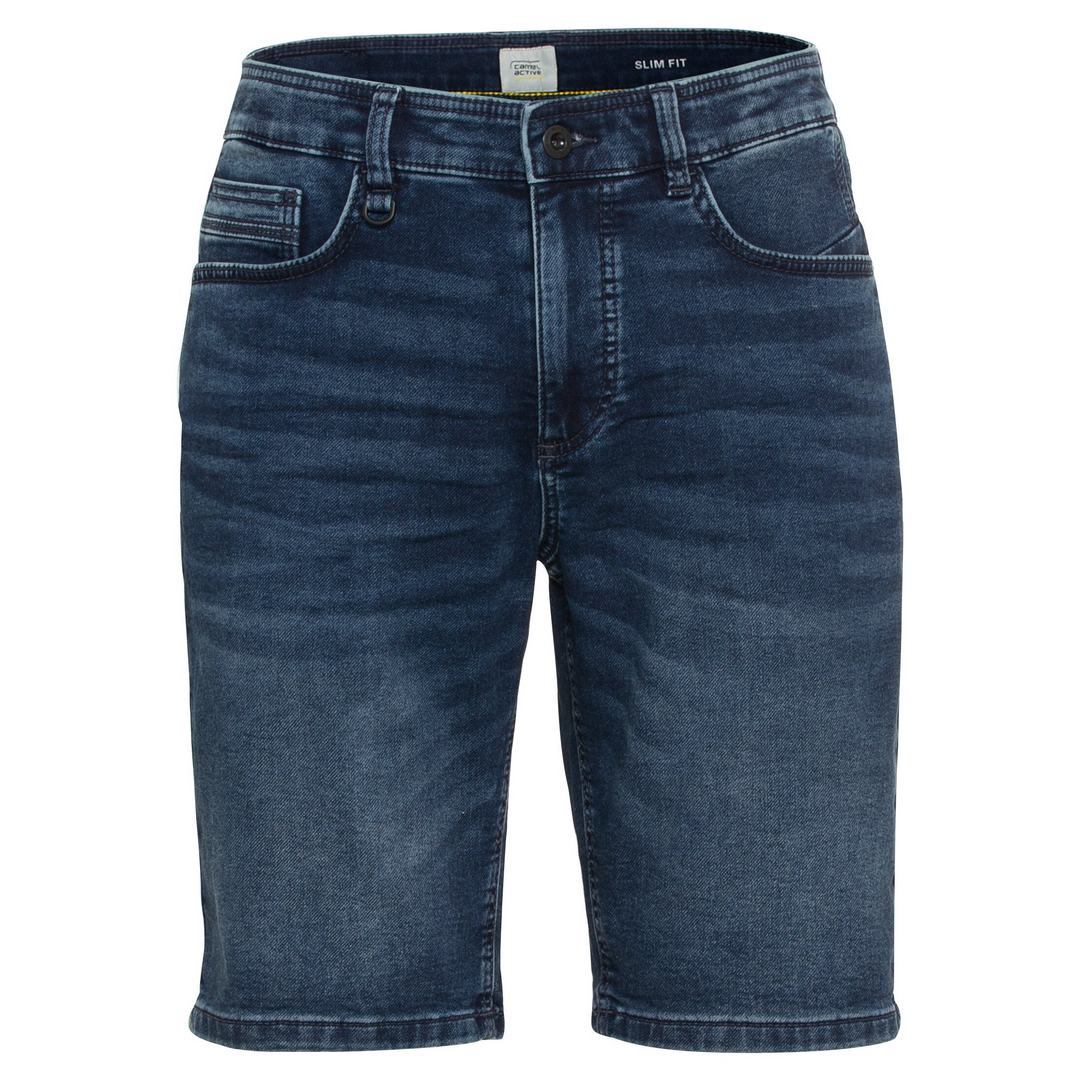 Camel active Herren Jeans Short Slim Fit blau 1D01 498305 46 indigo