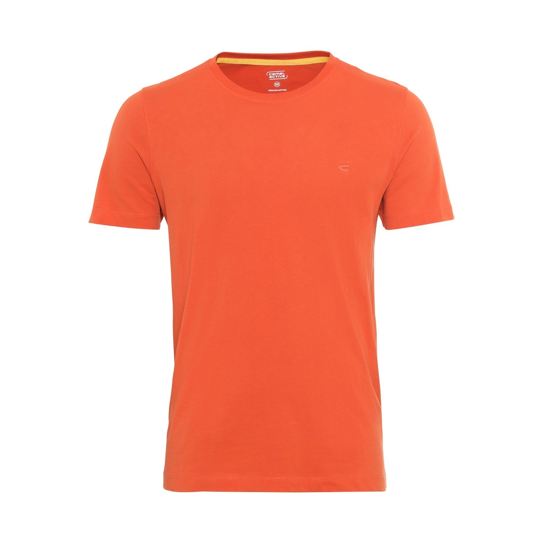 Camel active T-Shirt Shirt Organic Cotton Basic orange unifarben 6T01 409641 41