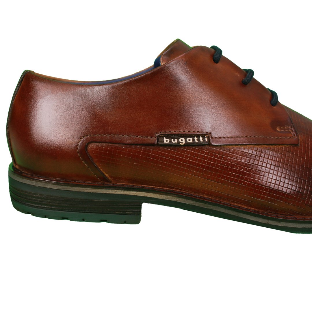 Bugatti Herren Schuhe Businessschuhe Zanerio braun 311 AEQ01 1100 6300 cognac
