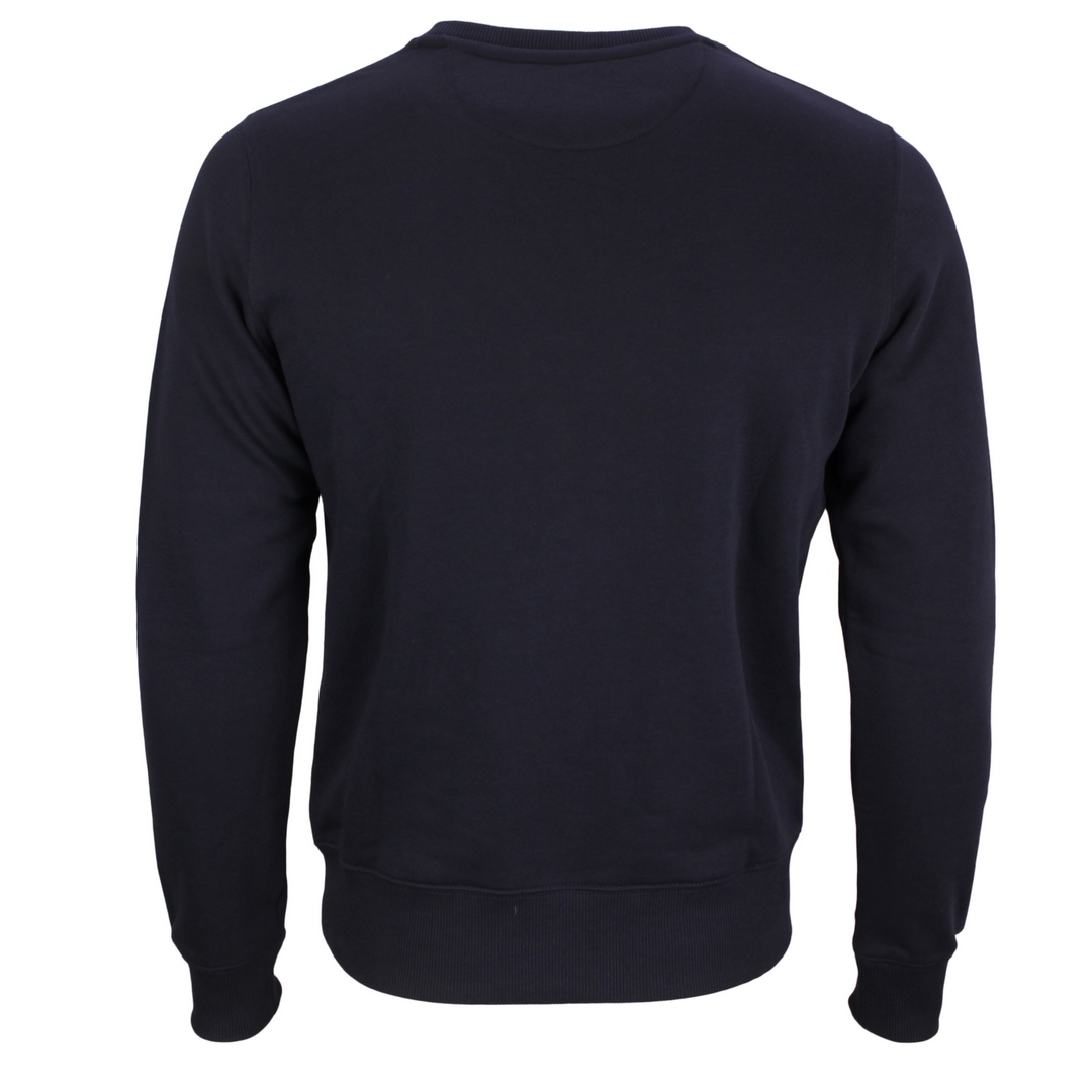 Gant Sweat Shirt Pullover Pulli Original C-Neck blau 2046072 433 evening blue Melange