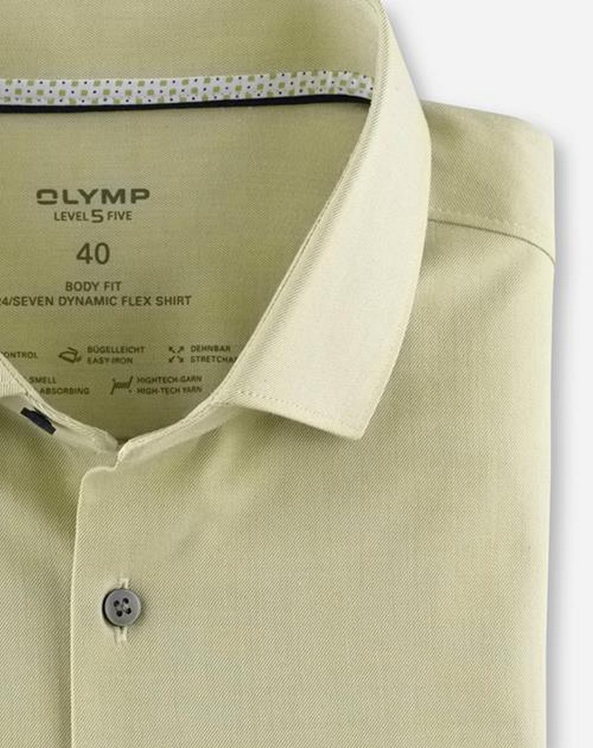 Olymp Herren Level Five 24/Seven Businesshemd grün 205434 45