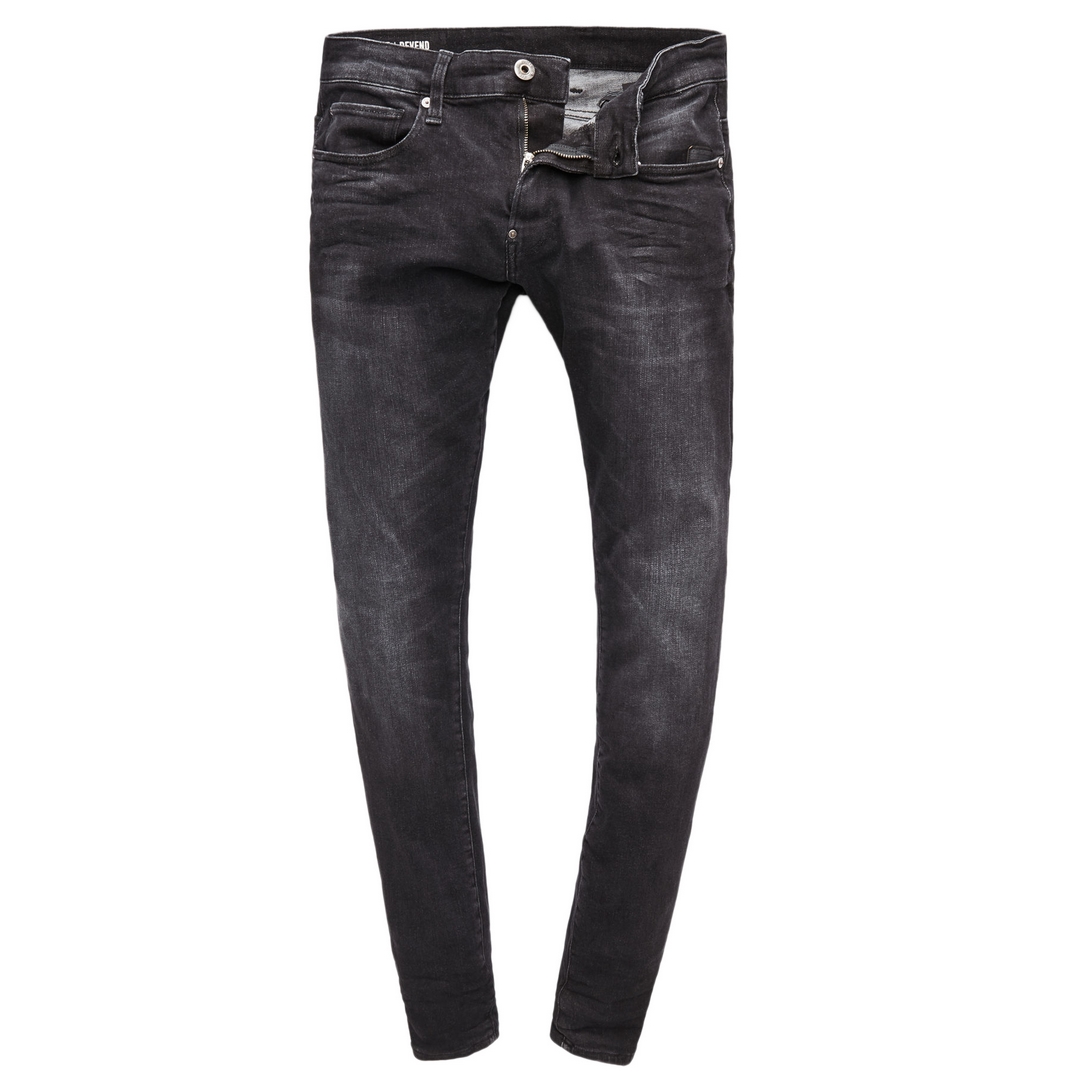 G-Star Herren Jeans Hose Jeanshose Extra Slim Fit Revend Skinny schwarz 51010 A634 A592