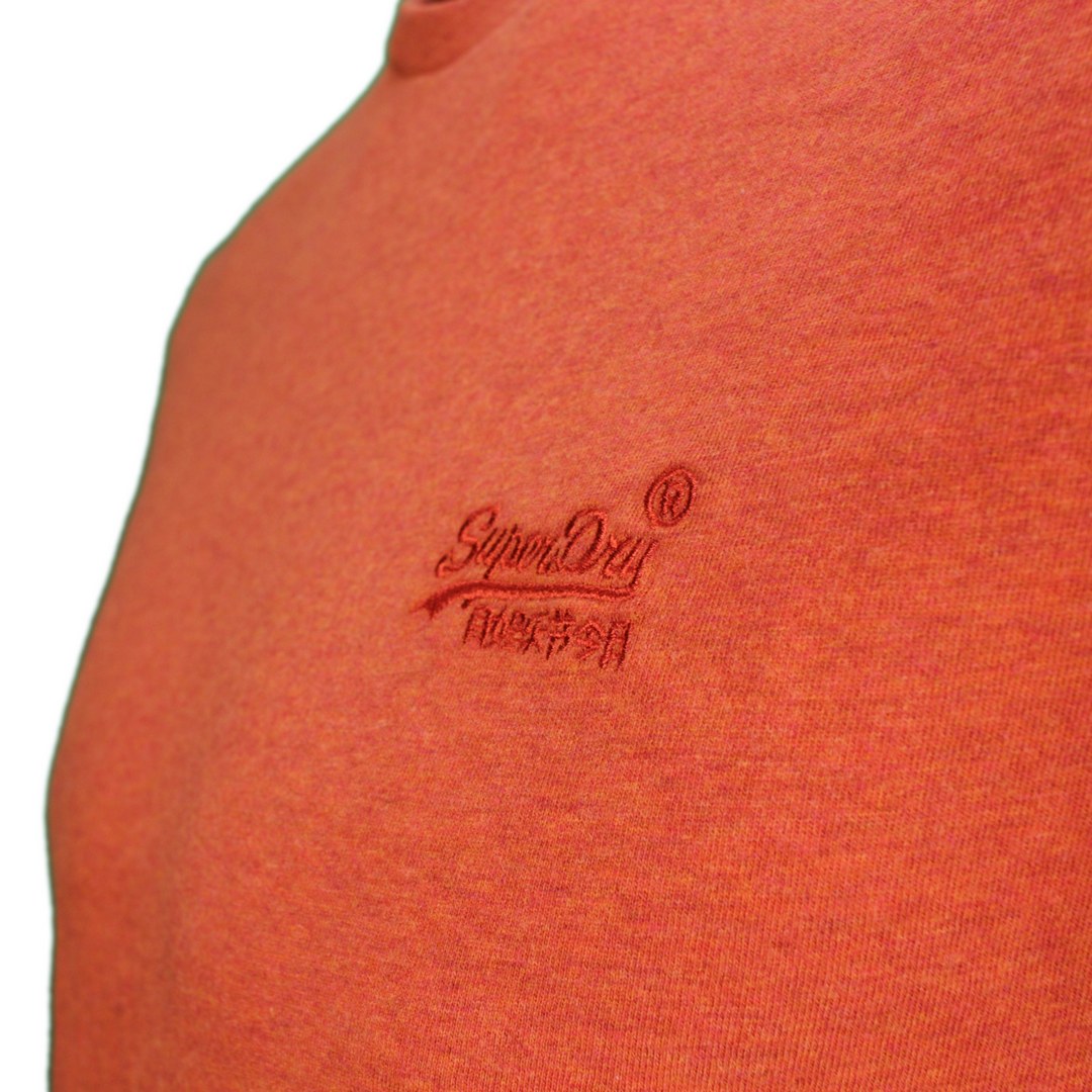 Superdry T-Shirt Rundhals Shirt Vintage Logo Emb Tee unifarben M1011245A 5EY rust orange