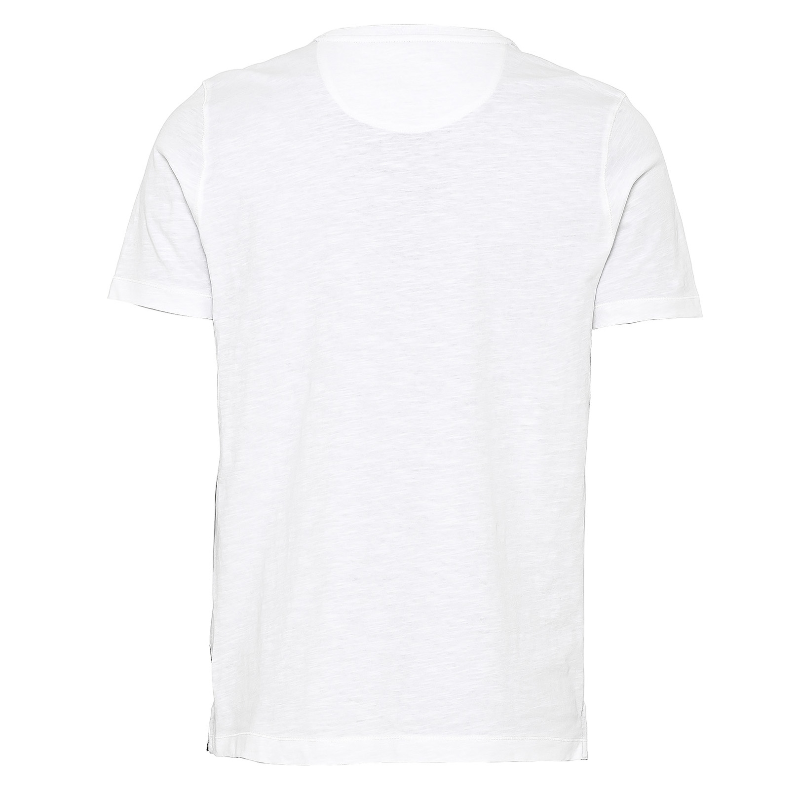 Camel active Herren Henley T-Shirt Shirt kurzarm Knopfleiste weiß unifarben 9T04409474 01