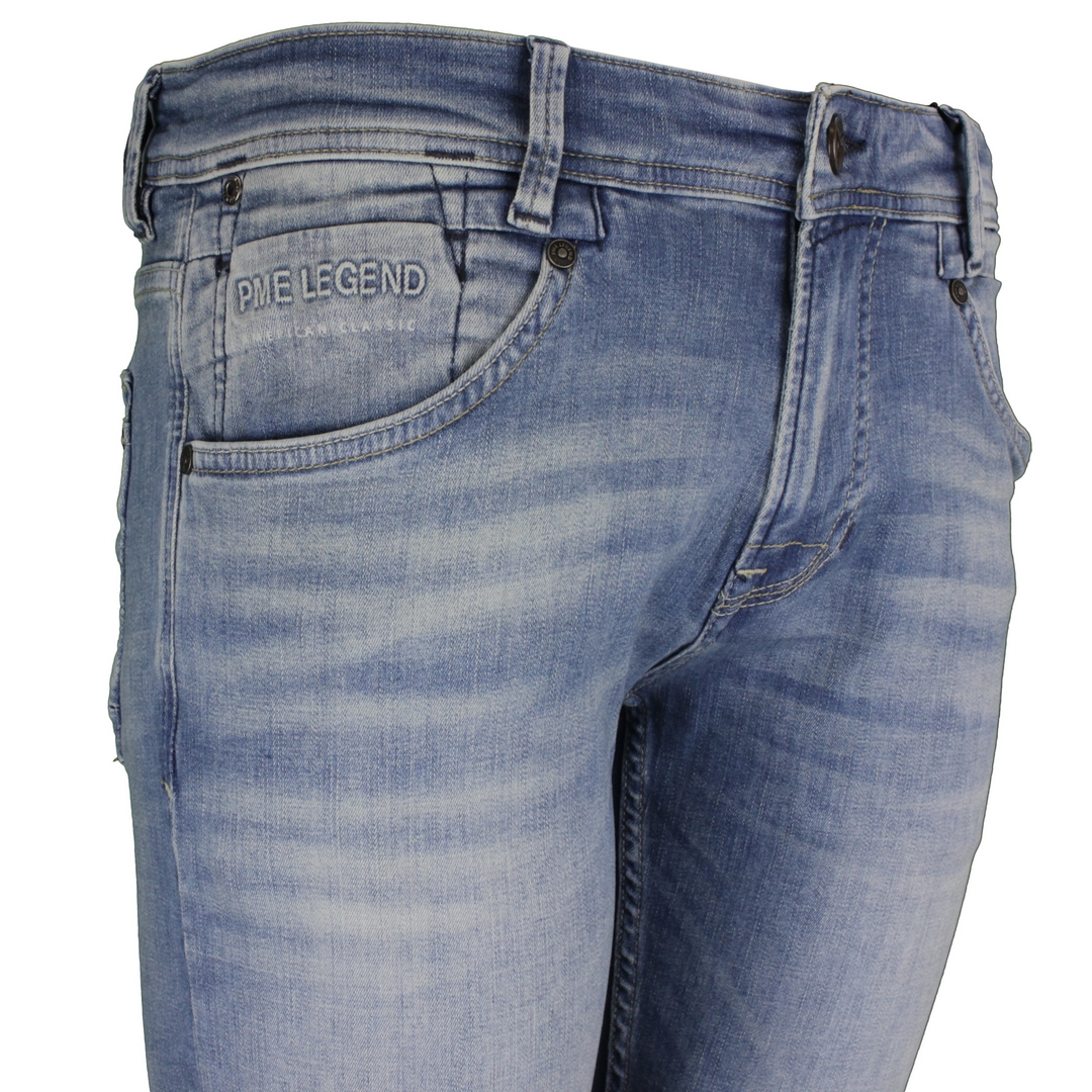 PME Legend Herren Jeans Hose Slim Fit Freighter Used Light blau PTR203123 USL