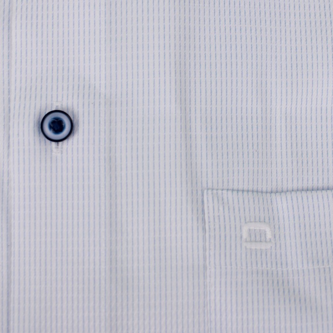 Olymp Luxor Modern Fit Herren Businesshemd blau weiß gestreift 123354 11
