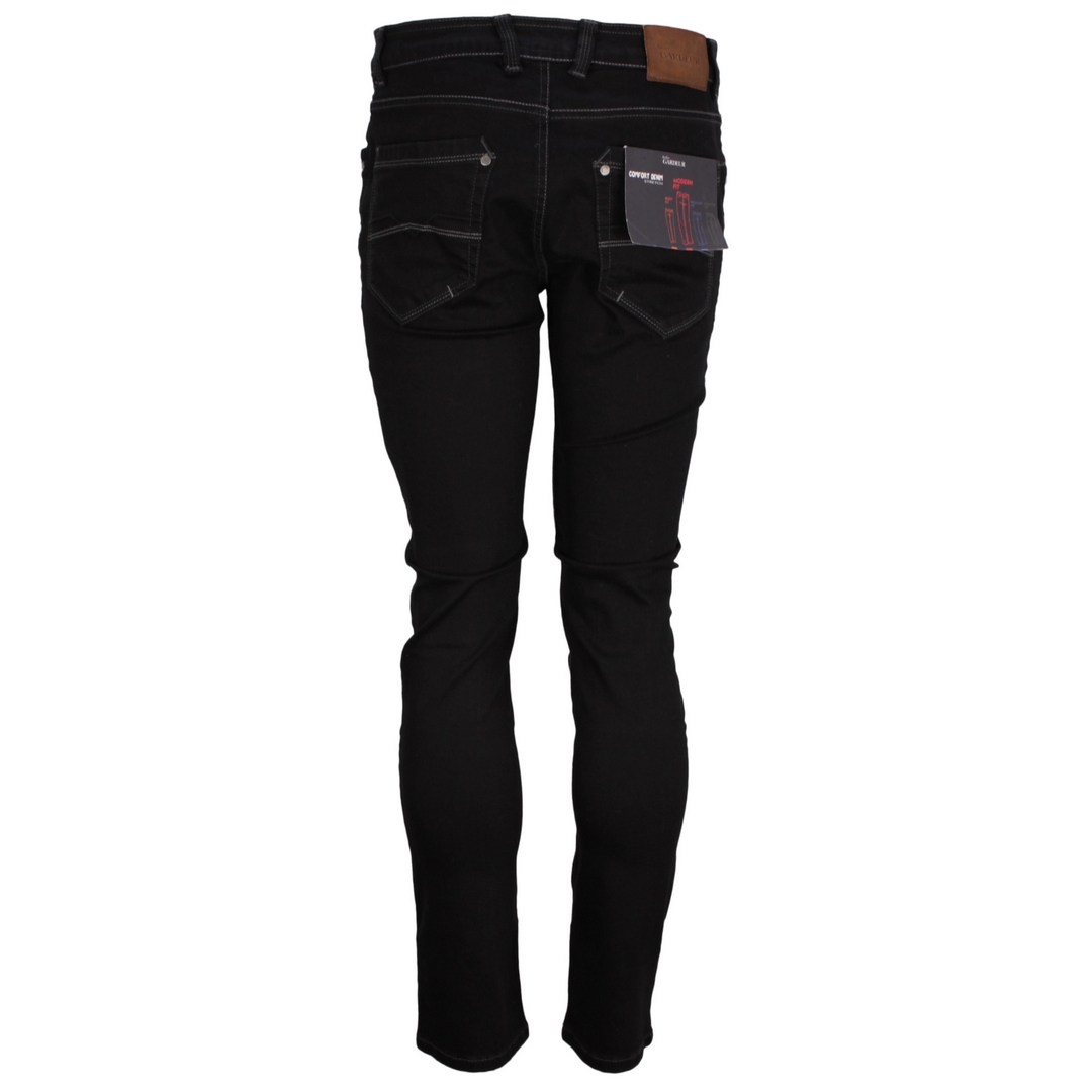 Gardeur Herren Denim Jeans Hose Jeanshose Modern Fit schwarz BATU 71001 99
