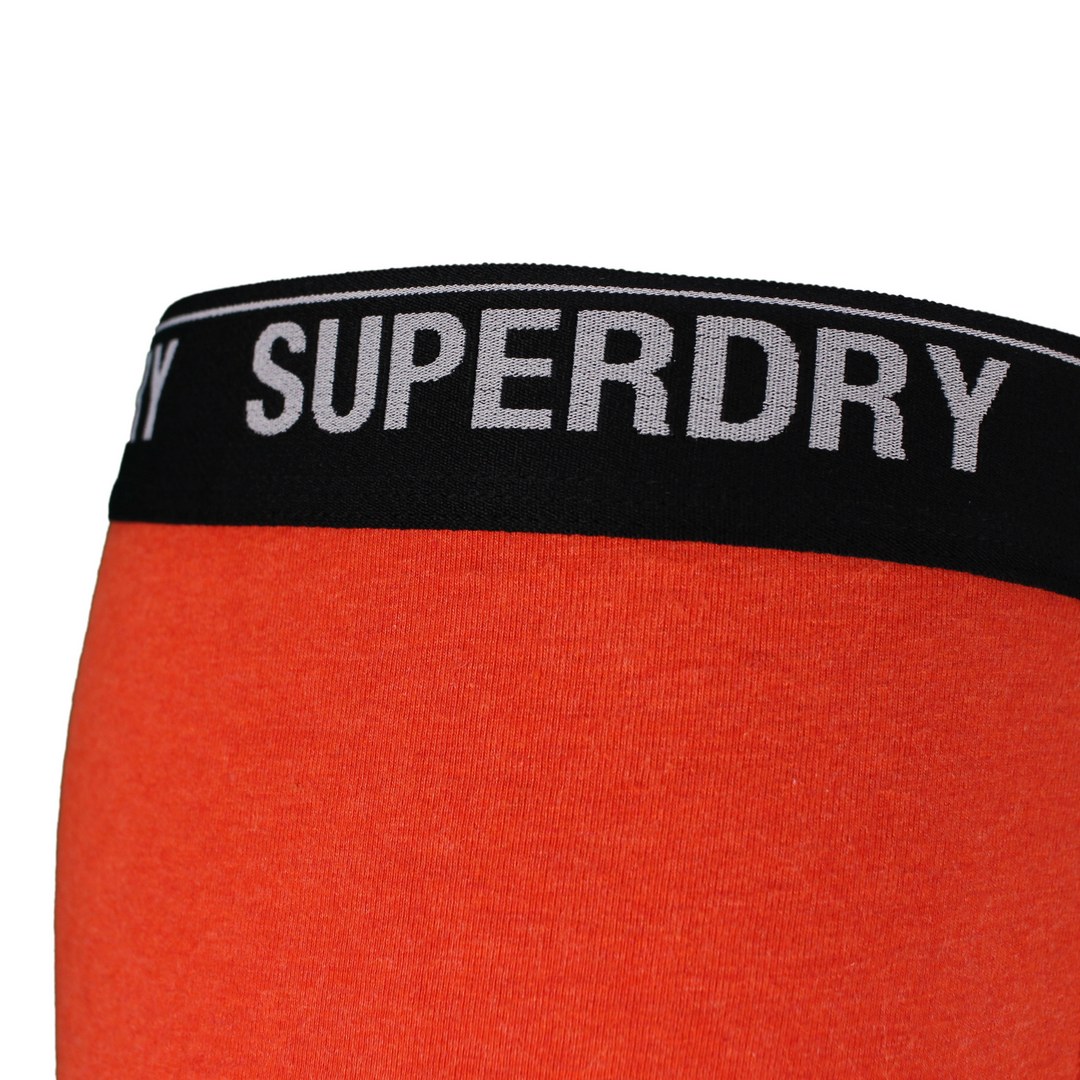 Superdry Herren Boxershort Dreierpack mehrfarbig M3110348A N2H black orange grey
