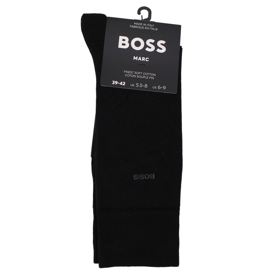 Hugo Boss Herren Socke Marc RS CC schwarz unifarben 50469843 001 black