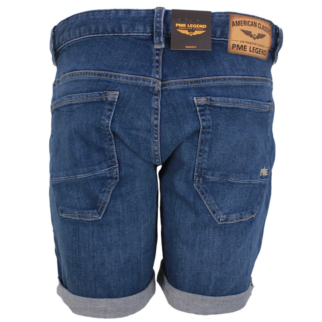 PME Legend Herren Jeans Nightflight Shorts blau PSH165 RMB