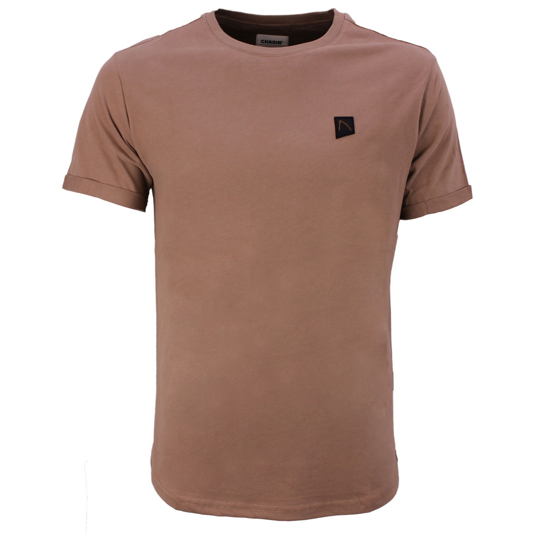 Chasin Herren T-Shirt kurzarm Brody braun unifarben 5211357018 E71 Light Brown