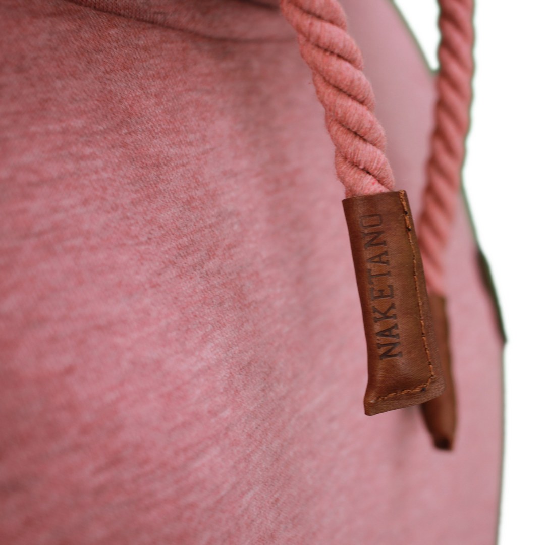 Naketano Damen Sweatshirt Pullover Hoodie Mandy Spezial Schmutzm. Pink