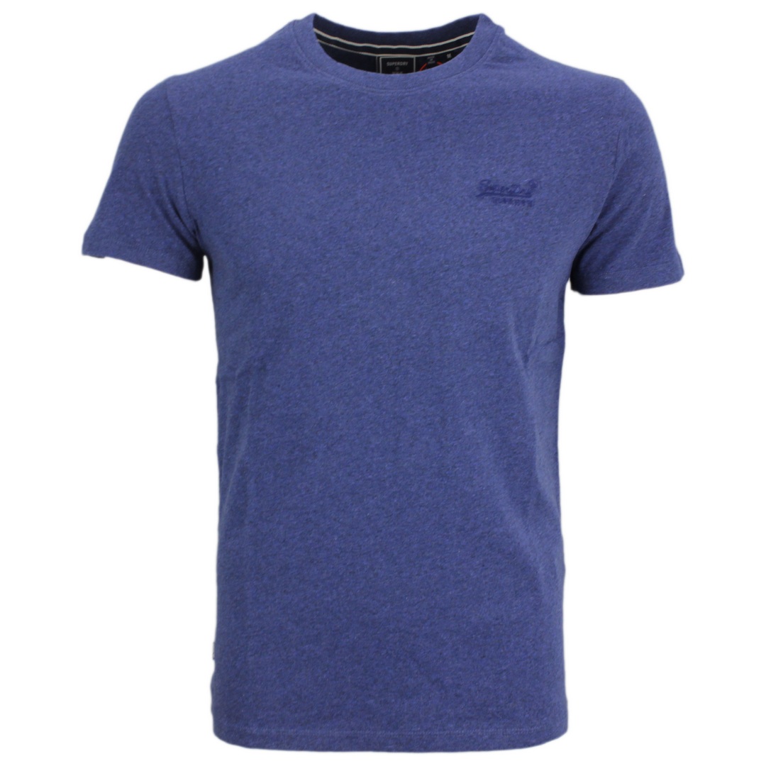 Superdry T-Shirt Rundhals Shirt Vintage Logo Emb Tee blau uni M1011245A 5XV bright blue