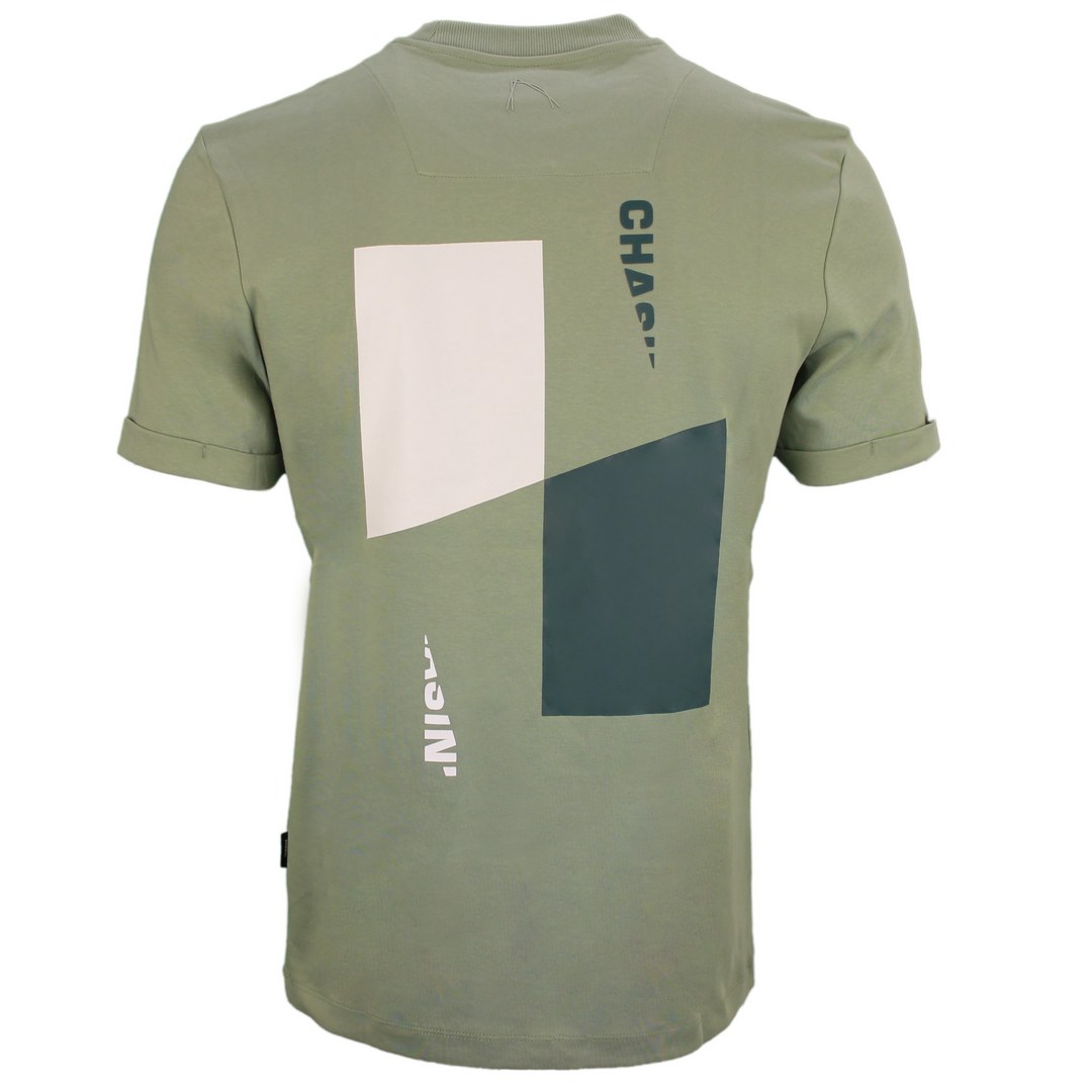 Chasin Herren T-Shirt Reco Regular Fit grün 5211357066 E50 army