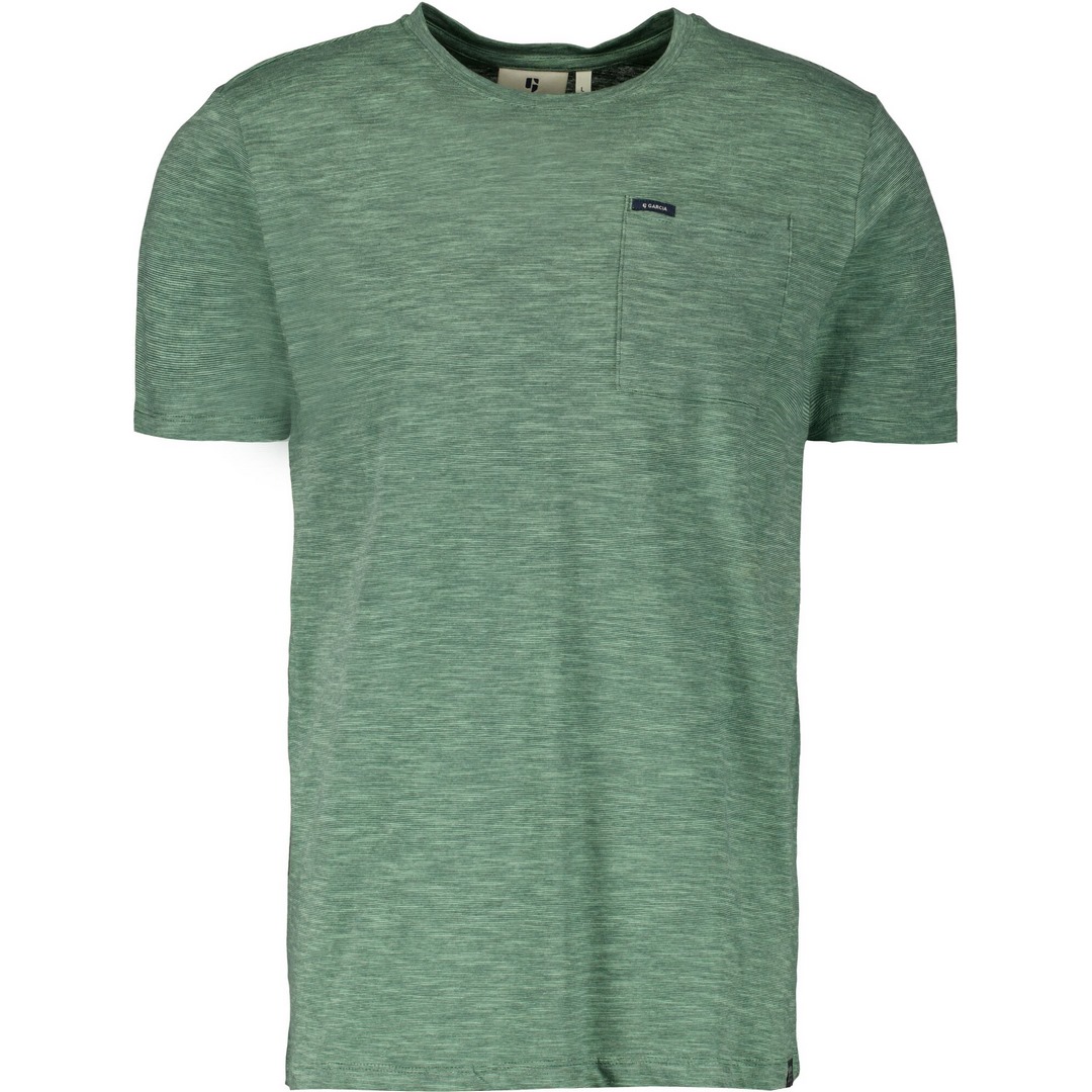 Garcia Herren T-Shirt grün unifarben Z1100 193 bottle green