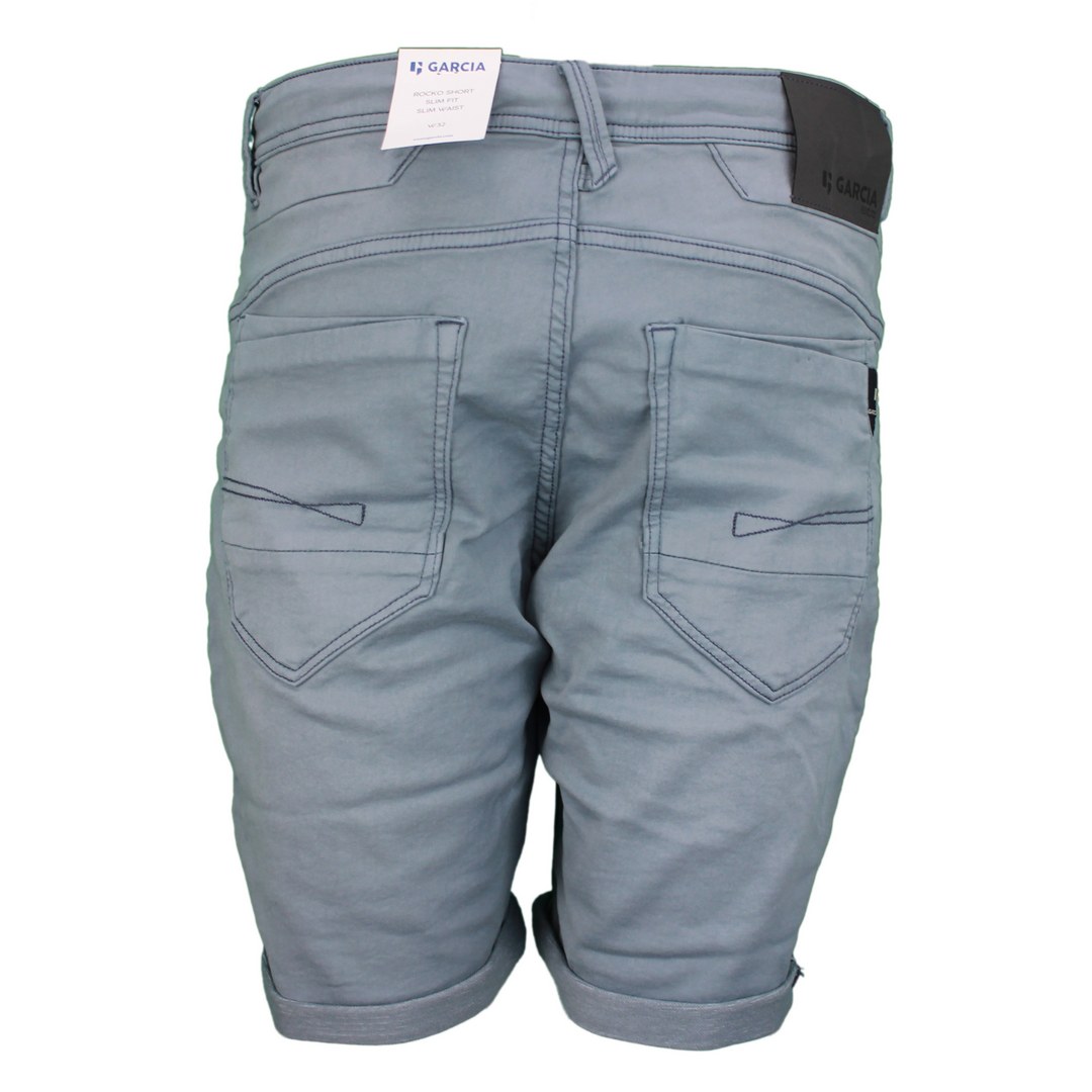Garcia Herren Jeans Shorts Rocko Slim Fit blau 695 4815 stone blue
