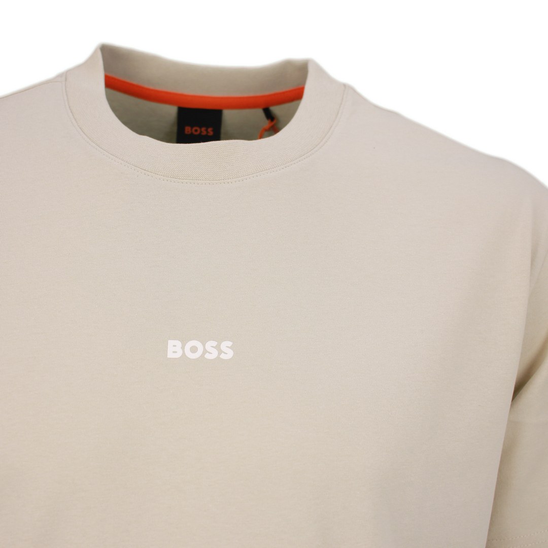 BOSS Herren T-Shirt Te Vinyl Regular Fit beige 50515981 271