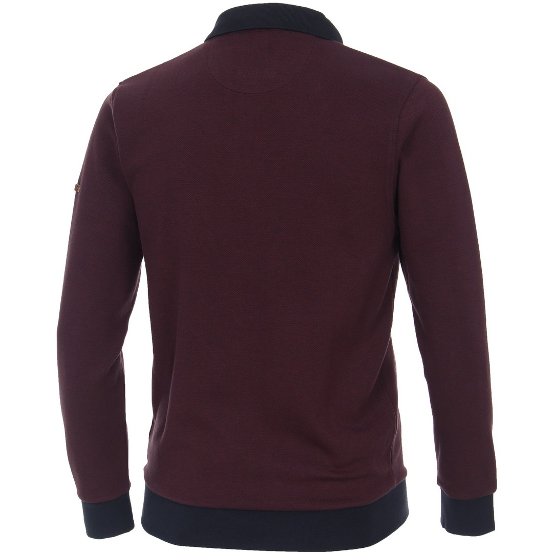 Redmond Sweat Shirt Sweatshirt strukturiert 212815700 50 rot