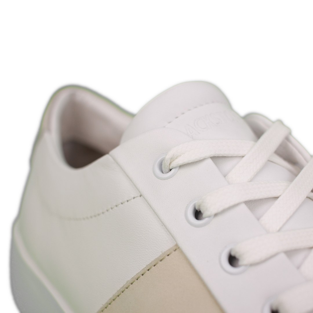 Blackstone Herren Sneaker Schuhe weiß beige BG351 Maynard