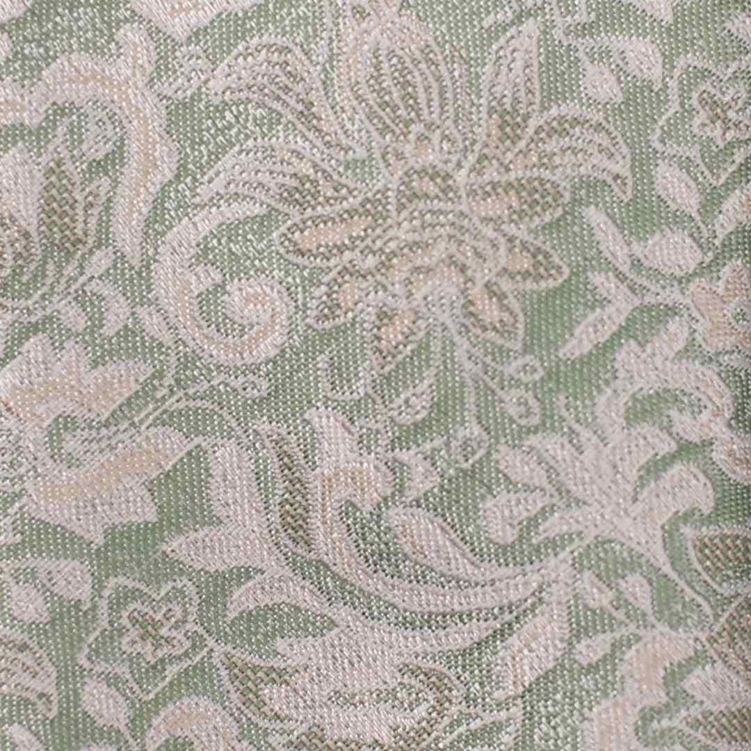 J.S. Fashion Herren Slim Krawatte grün florales Muster K 71666 RP 7