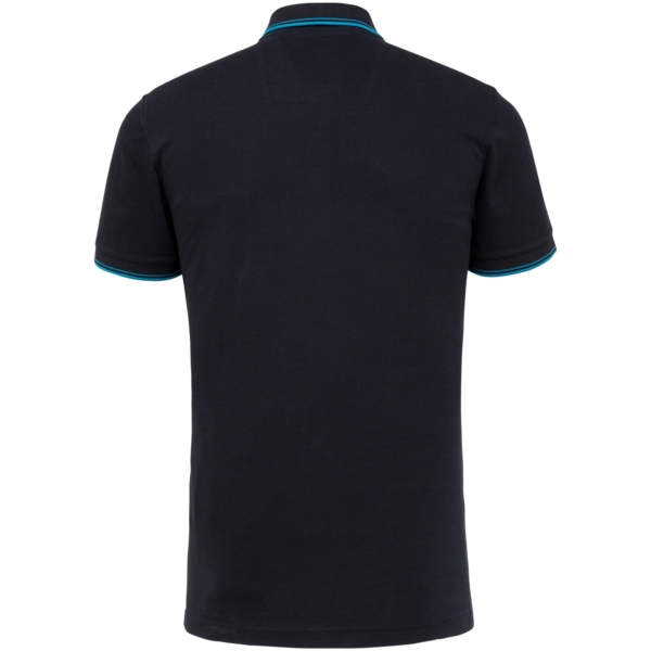PME Legend Polo Shirt Stretch Pique dunkel blau unifarben PPSS214871 5073