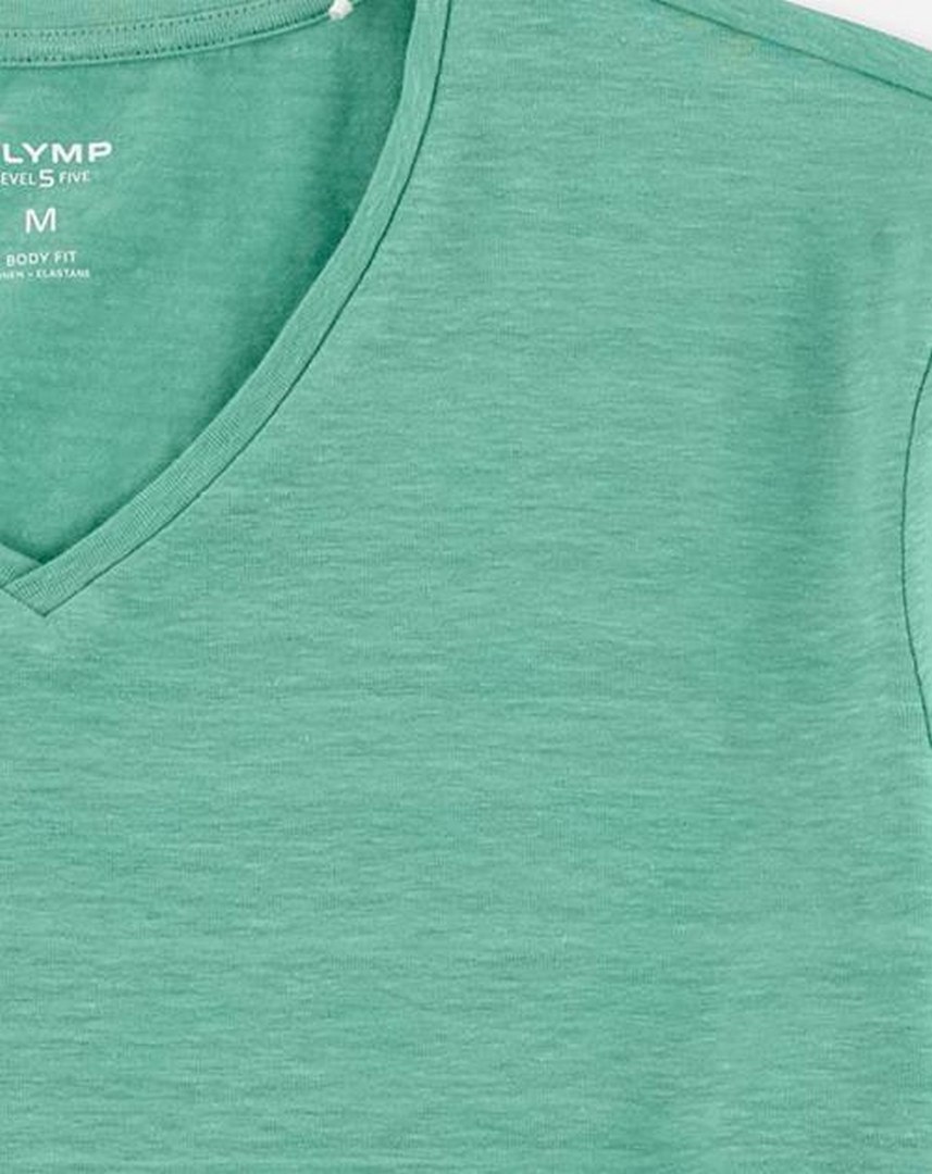Olymp Level Five Herren T-Shirt Casual Shirt grün 566152 40