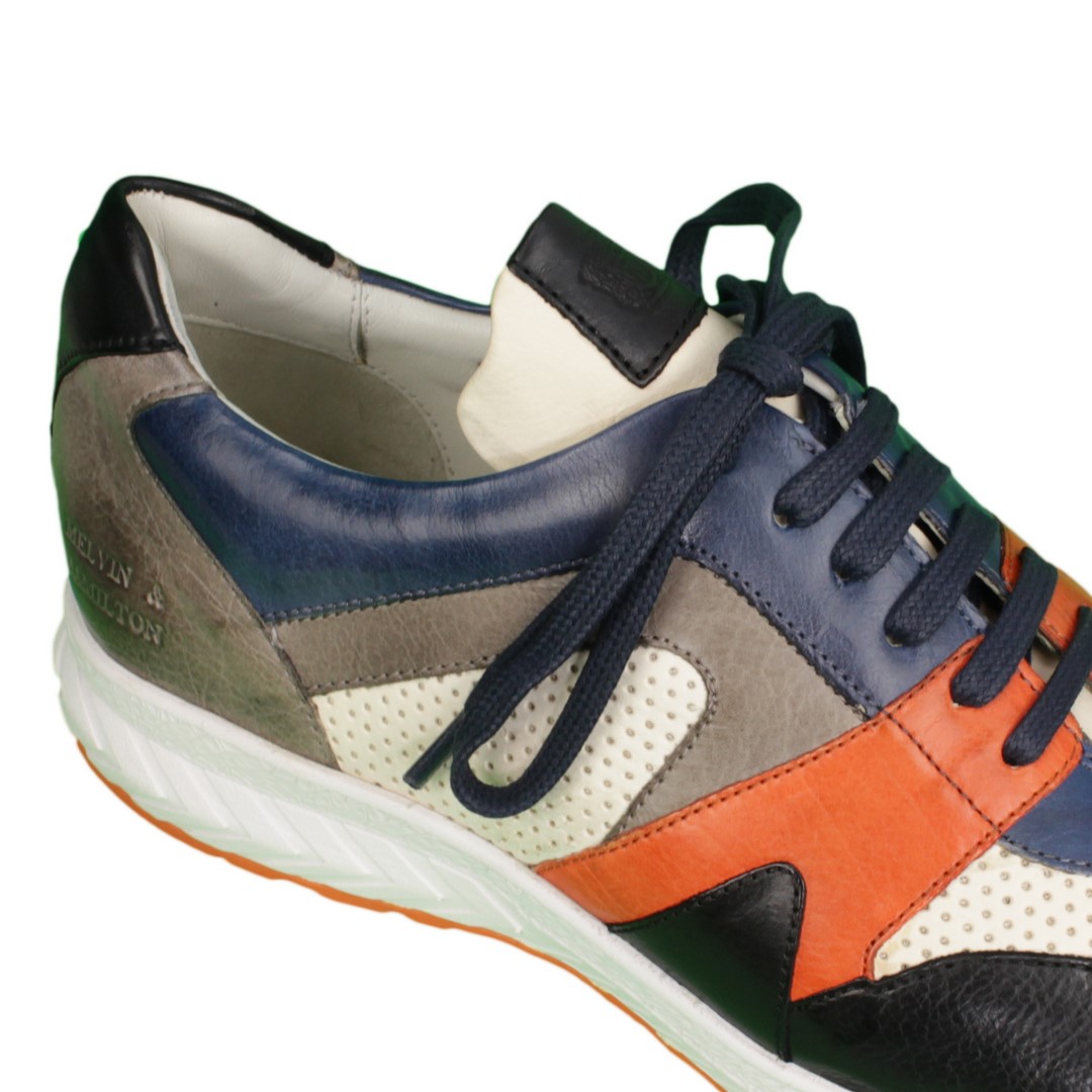 Melvin & Hamilton Herren Sneaker Schuhe Blair-9 111009 Blair White Orange