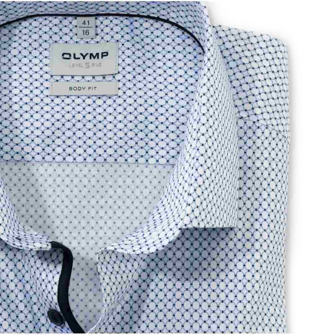Olymp Herren Level Five Body Fit Businesshemd blau 206324 11 bleu