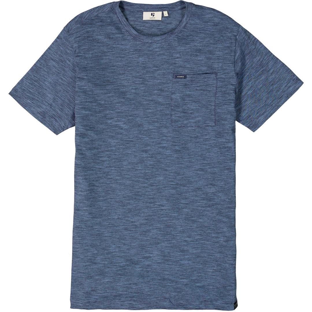 Garcia Herren T-Shirt Regular Fit blau Z1100 193 blue lake