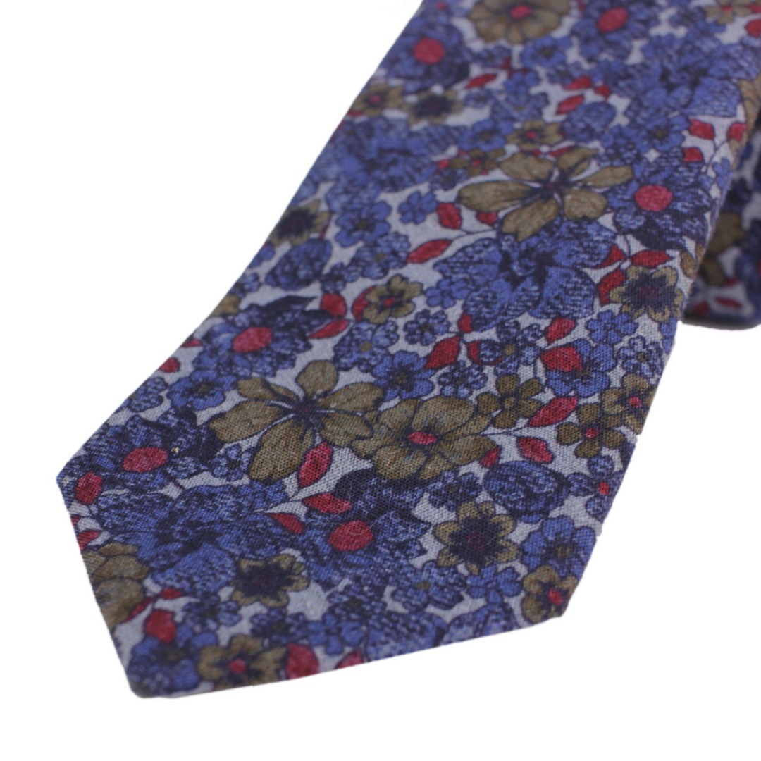 Ploenes Slim Krawatte florales Muster 5524K002SS 002