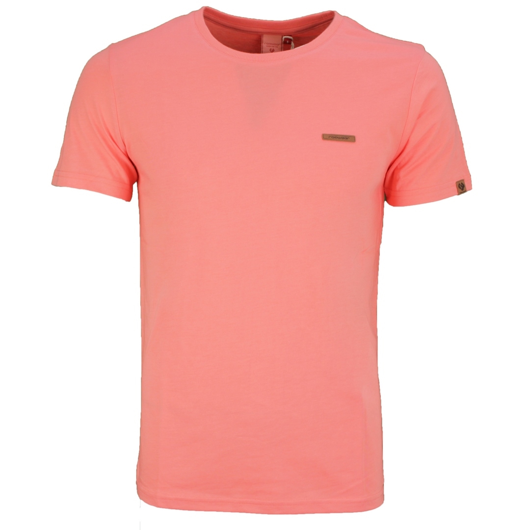 Ragwear Herren T-Shirt Shirt kurzarm Nedie vegan rosa 2212 15001 4005 coral