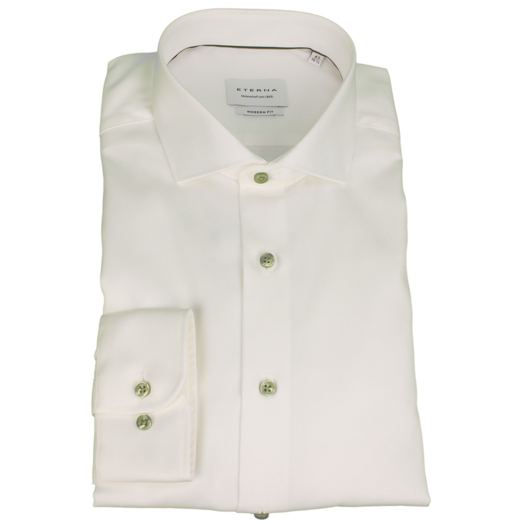 Eterna Herren Businesshemd Cover Shirt Modern Fit beige 8826 X18K 21