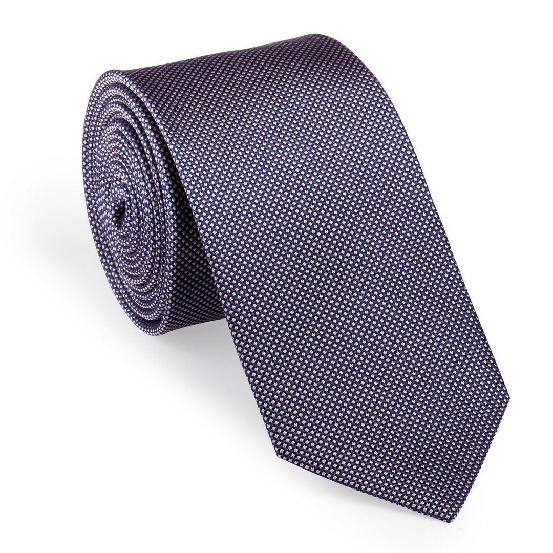 UNA Slim Krawatte Perla blau unifarben 44155153