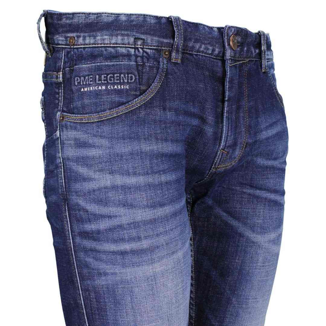 PME Legend Herren Jeans Hose Nightflight Slim blau PTR120 MVB