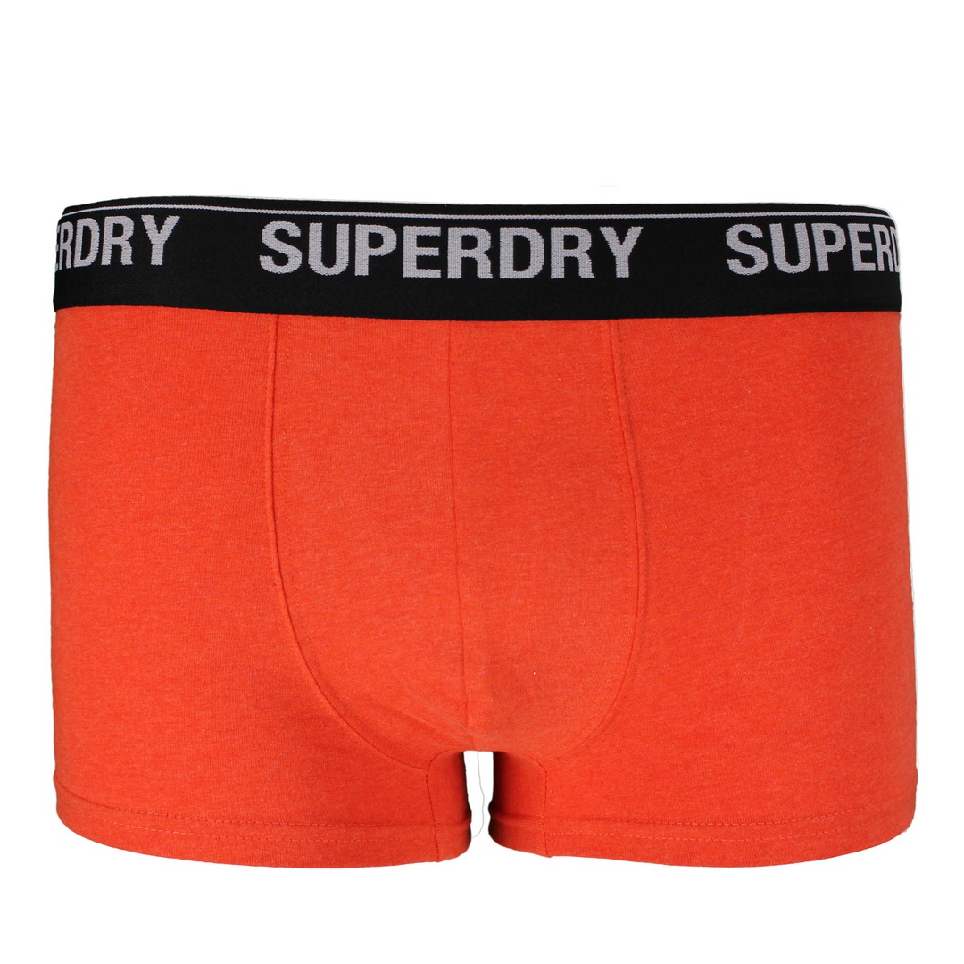 Superdry Herren Boxershort Dreierpack mehrfarbig M3110348A N2H black orange grey
