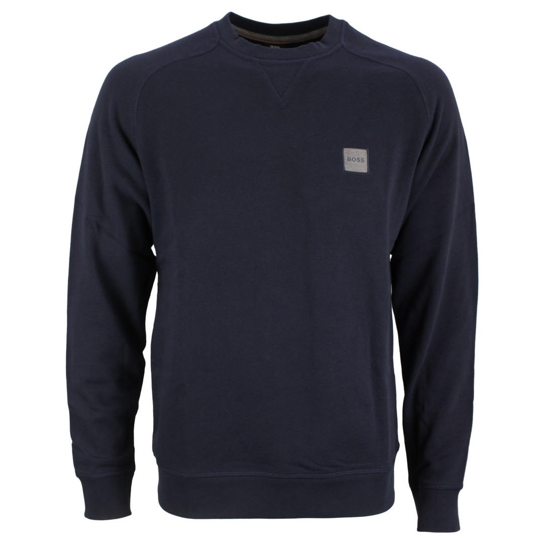 Hugo Boss Sweat Shirt Sweatshirt Pullover Pulli 50462769 404 dark blue Westart