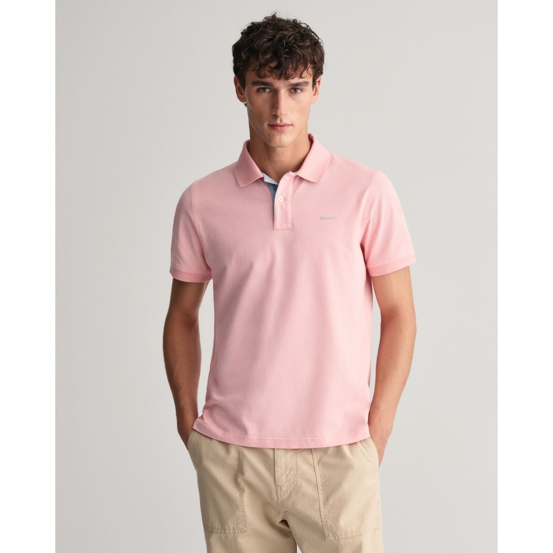 Gant Herren Piqué Poloshirt Regular Fit pink 2062026 671