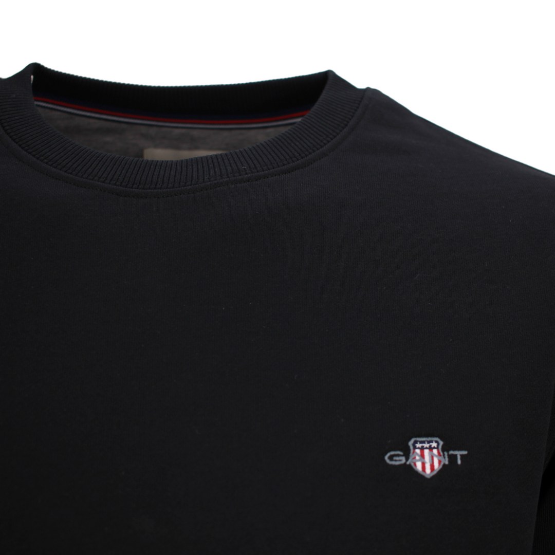 Gant Herren Sweatshirt Pullover schwarz 2006065 5 black