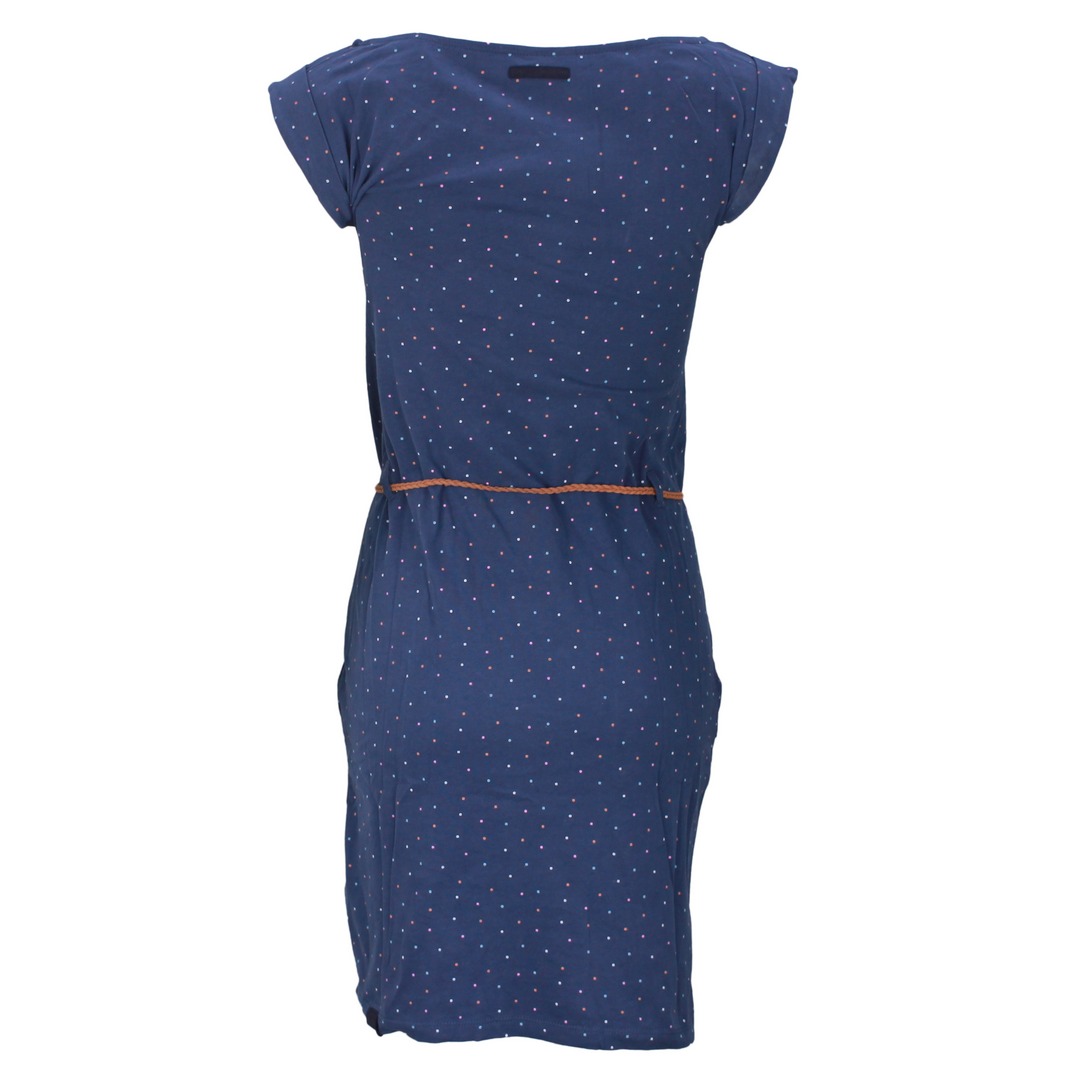 Ragwear Damen Kleid blau gepunktet Tagg Dots 2311 20003 2014 indigo blue