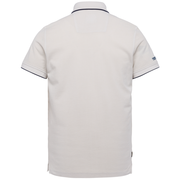 PME Legend Polo Shirt Light Pique Cold Dye weiß unifarben PPSS212861 9017