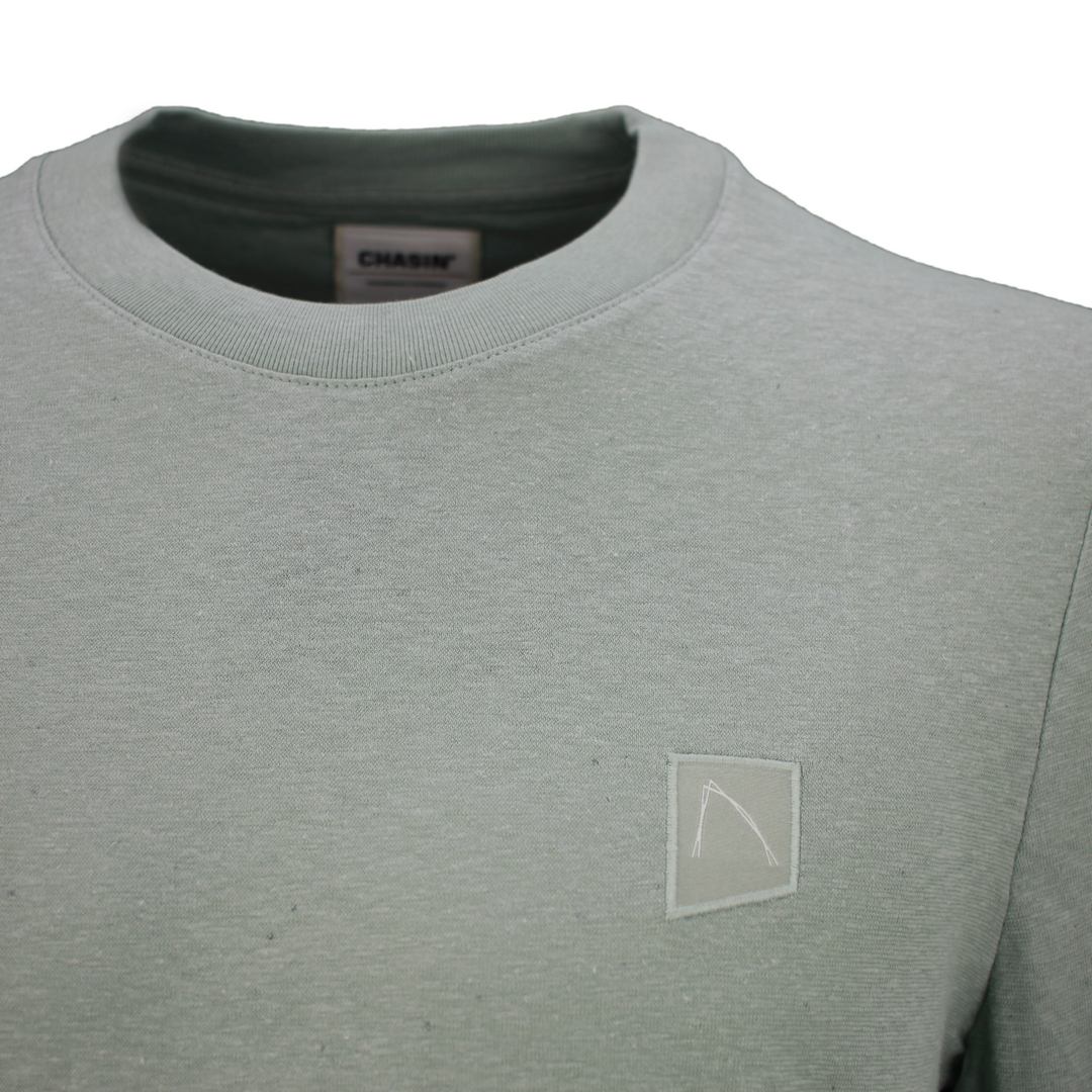 Chasin Herren T-Shirt Ethan Linen Regular Fit grün 5211356055 E52
