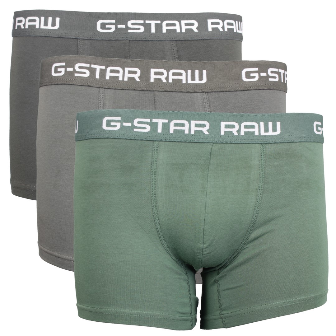 G-Star Boxershort Dreier Pack anthrazit grau grün D05095 2058 8529